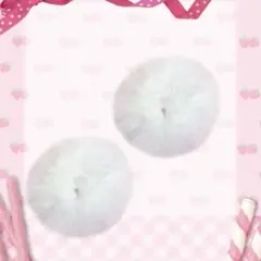 ファー ヘアゴム 量産型