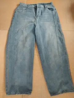 メンズ　デニムパンツ　ワイド