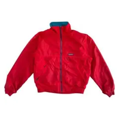 patagonia レッド ナイロンジャケット VTG Made in USA PATAGONIA Fleece Lined Jacket Red Men's L #28121
