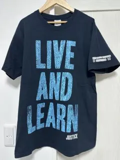 JUSTICE LIVE AND LEARN Tシャツ Mサイズ