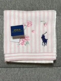 【新品未使用】限定 POLO RALPH LAUREN 桜 刺繍 タオルハンカチ