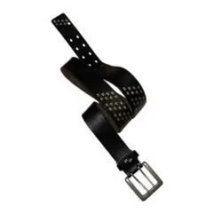 Vintage Hard Double Studs Letaher Belt