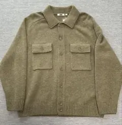 【未使用】UNIQLO U ラムニットジャケット XLサイズ