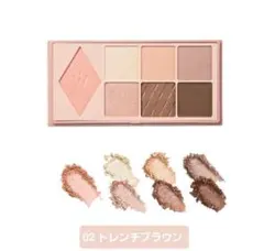 Wonjungyo W ディリームドアップパレット 02 トレンチブラウン