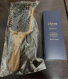cleos ヘアオイル 100ml クレオズボーテ　ブラシ付き