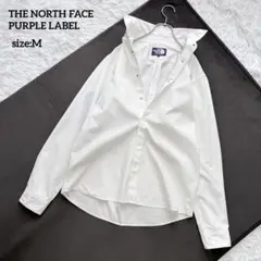 ザノースフェイス パープルレーベル スナップボタンシャツ ホワイト M