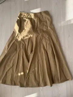 UNIQLO ベージュ フレアスカート Mサイズ