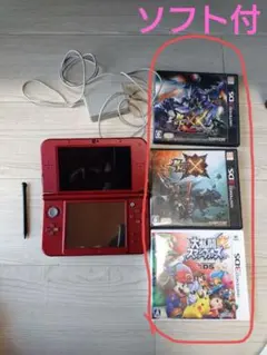 Newニンテンドー3DS LL メタリックレッド【おまけソフト付】