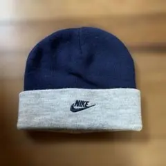銀タグオールドナイキ NIKEキッズ？ビーニーニット帽子