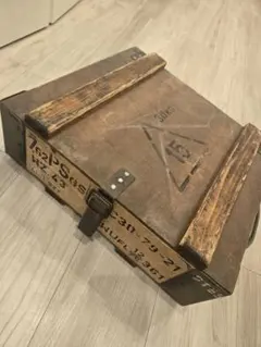 【ハンドメイド】男前深箱アンモボックス ミリタリーボックス（ブルックリン） ハンドメイド】男前深箱アンモボックス ミリタリーボックス