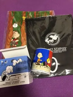 非売品　スヌーピー トートバッグ、保冷バッグ、マグカップ