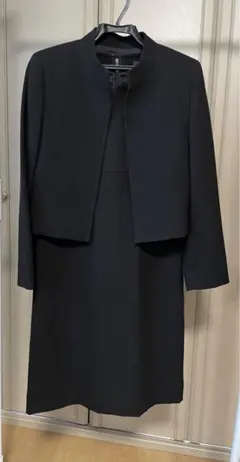 極美品・高級　アクアスキュータム ブラックフォーマル　ワンピースセットアップ アクアスキュータム｜ブラックフォーマル(1001620)9号