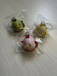 ぴよりん キャラクター キーホルダー 3点セット
