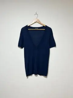 希少 Raf Simons ディープVネック ニットカットソー ヴィンテージのサムネイル
