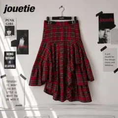 美品　jouetie チェック　フリル　スカートのサムネイル