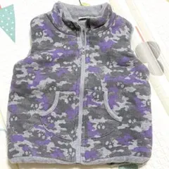 ベビーベスト アウター 95サイズ 迷彩柄