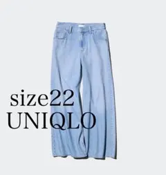UNIQLO ユニクロ ワイドストレートジーンズ ワイドデニム