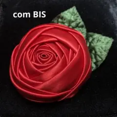 com BIS 大きなバラ ブローチ