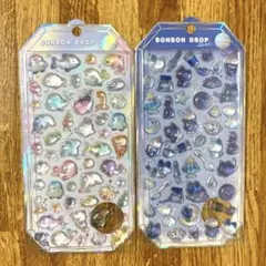 ボンボンドロップシール　frozen 2種セット　よるねこ　らめーる