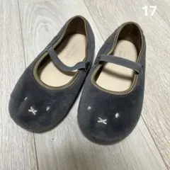 ミッフィーもこもこパンプス　17センチ