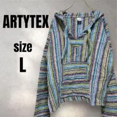 ARTYTEX 【L】メキシカンパーカー バハパーカー メキシコ製 カラフル