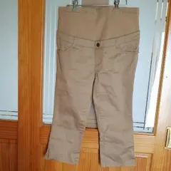 マタニティ　ズボン　ベージュ　新品未使用