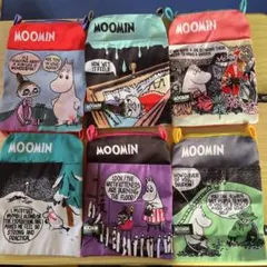 MOOMIN サッコッシュにもなるポーチコレクション　全6種セット