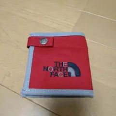 THE NORTH FACE 二つ折り財布 レッド/グレー