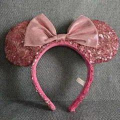 ディズニー_ミニー_スパンコールカチューシャ