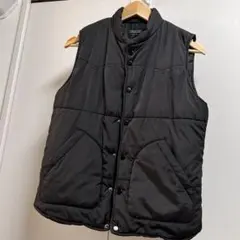 nano universe ブラック ダウンベスト M