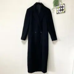 ままのて様専用★カシミヤ100% ロングチェスターコート L～XL相当