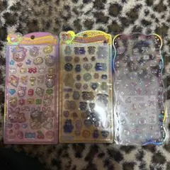 うるちゅる2種類、しろっぷるんシール