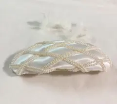 ウエディング ヘアアクセサリー ボンネ ヘッドドレス ブライダル