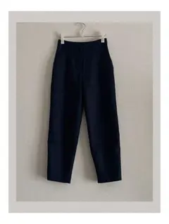 ZARA リネンパンツ ネイビー ウエスト73 M〜L相当 麻 ザラ