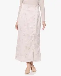 snidel ボタンスリットタイトスカショーパン Flower