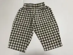 Organiczoo オリーブギンガムパンツ　1-2y