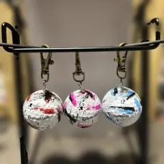 TaylorMade Golf Ball Keychains (Set of 3)