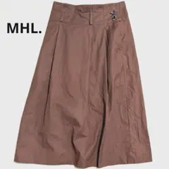 マーガレット・ハウエル　MHL コットン タック フレアスカートのサムネイル