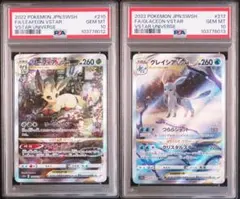 ⑥【PSA10・連番】 リーフィア グレイシアVSTAR SAR