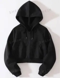 SHEIN  クロップド丈パーカー