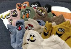 短い靴下 5足セット　キャラクター　ショートソックス　レディース