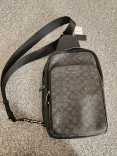 COACH ブラック ショルダーバッグ