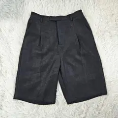 美品 RayCassin ショートパンツ タック ハーフパンツ F ブラックのサムネイル
