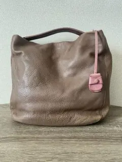 Paul Smith/ポールスミス レザーハンドバッグ ブラウンのサムネイル