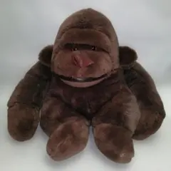 レトロ　ゴリラ　ぬいぐるみ　ブラウンのサムネイル