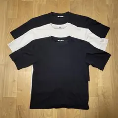 【処分】【匿名配送】ユニクロ　エアリズム　コットンオーバーサイズTシャツ　３枚