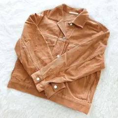 UNIQLO ユニクロ コーデュロイジャケット ブルゾン キャメルブラウン M