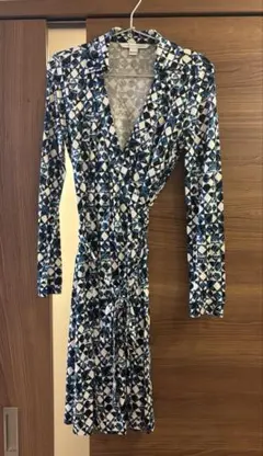 DIANEvonFURSTENBERG 幾何学模様 ラップワンピース サイズ2