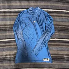 ミズノ　アンダーシャツ　インナー　青　L