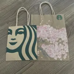 スターバックス 桜柄 紙袋 小型